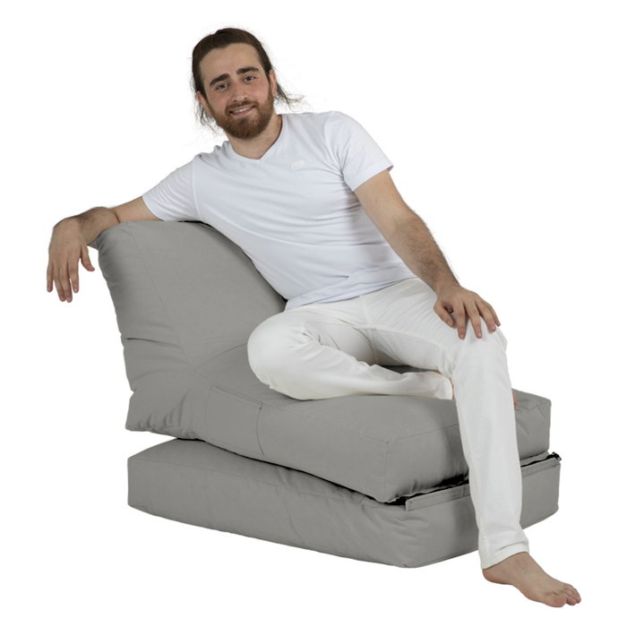 Atelier Del Sofa Siesta Sofa Bed Pouf - Fume Atelier Del Sofa Siesta Sofa Bed Pouf - Fume